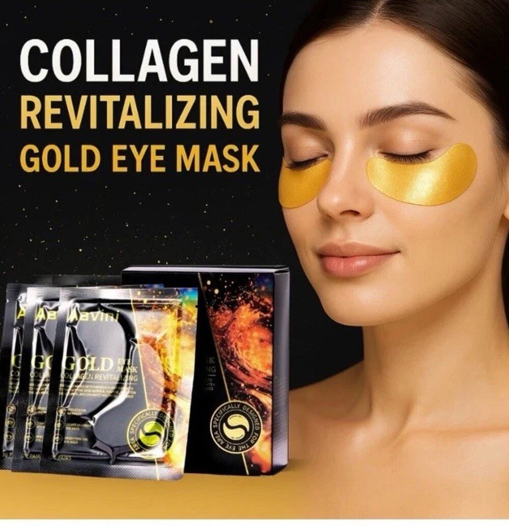 Aavini Collagen Revitalizing Gold Eye Mask (20 Pairs) - Dark circler eye paches